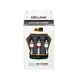 DB Link MKMR1F2M : Maxkore Marine 100% OFC, Tinned Anti-Corrosive RCAs Ys 1F/2M