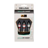 DB Link MKMR1M2F : Maxkore Marine 100% OFC, Tinned Anti-Corrosive RCAs Ys 1M/2F
