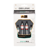 DB Link MKMR3 : 3' Maxkore Marine 100% OFC, Tinned Anti-Corrosive RCAs