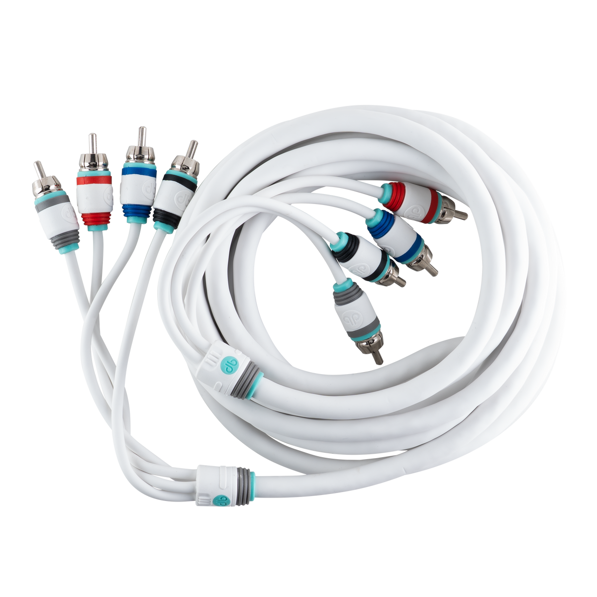 DB Link MKMR4-12 : 12' 4 Channel Maxkore Marine 100% OFC, Tinned Anti-Corrosive RCA