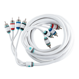 DB Link MKMR4-12 : 12' 4 Channel Maxkore Marine 100% OFC, Tinned Anti-Corrosive RCA