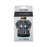 DB Link MKMR4-6 : 6' 4 Channel Maxkore Marine 100% OFC, Tinned Anti-Corrosive RCA