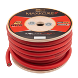DB Link MK-PR0R50 : 50' 0 AWG Maxkore+ Premium Red, 100% OFC, TINNED Anti-Corrosive Power Wire Roll