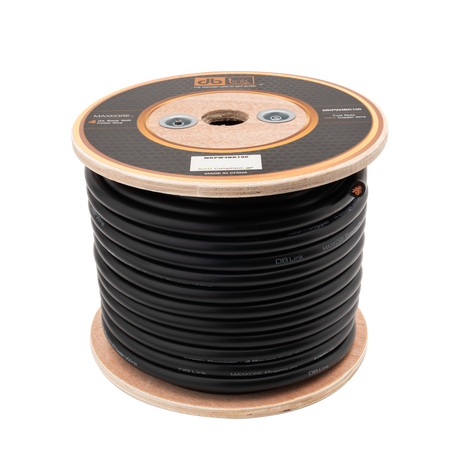 DB Link MKPW4BK100 : 4 Gauge Black 100 ft. Maxkore Soft Touch Power Wire Roll
