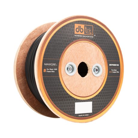DB Link MKPW8BK100 : 8 Gauge Black 100 ft. Maxkore Power Wire Roll