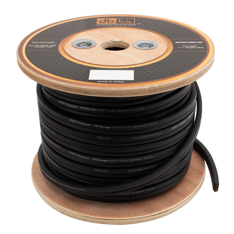 DB Link MKSW10BK100 : 10 Gauge Black 250 ft. Maxkore Soft Touch Speaker Wire Roll