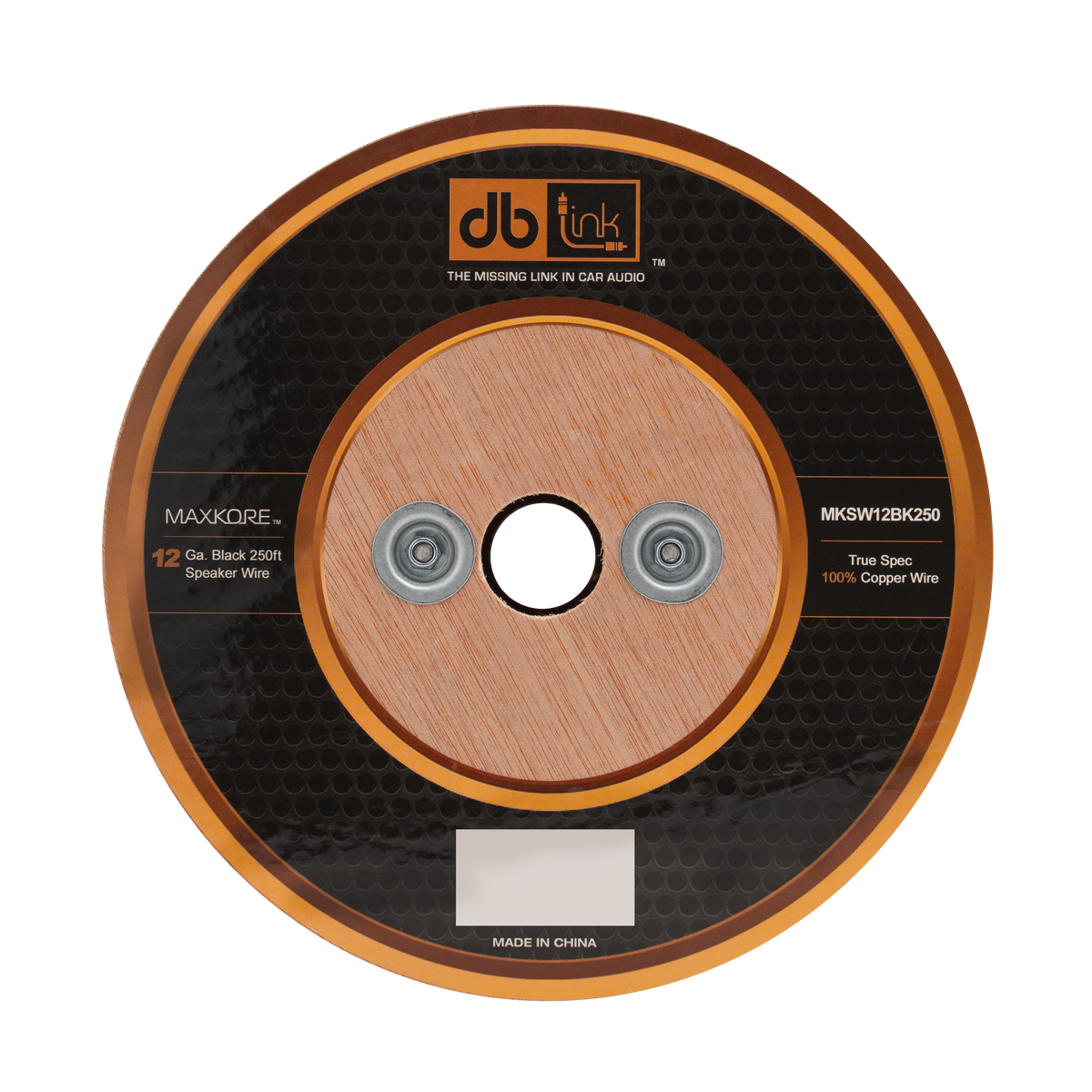 DB Link MKSW12BK250 : 12 Gauge Black 250 ft. Maxkore Soft Touch Speaker Wire Roll