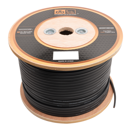 DB Link MKSW16BK500 : 16 Gauge Black 500 ft. Maxkore Soft Touch Speaker Wire