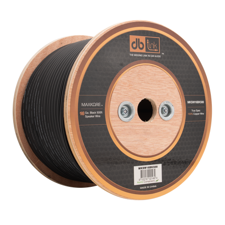 DB Link MKSW16BK500 : 16 Gauge Black 500 ft. Maxkore Soft Touch Speaker Wire