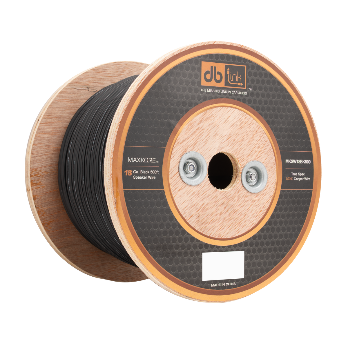 DB Link MKSW18BK500 : 18 Gauge Black 500 ft. Soft Touch Speaker Wire