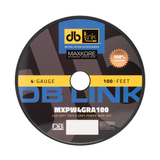 DB Link MXPW4GRA100 : 4 Gauge Maxkore Premium 100% Copper Gray Soft Touch Power Wire Roll