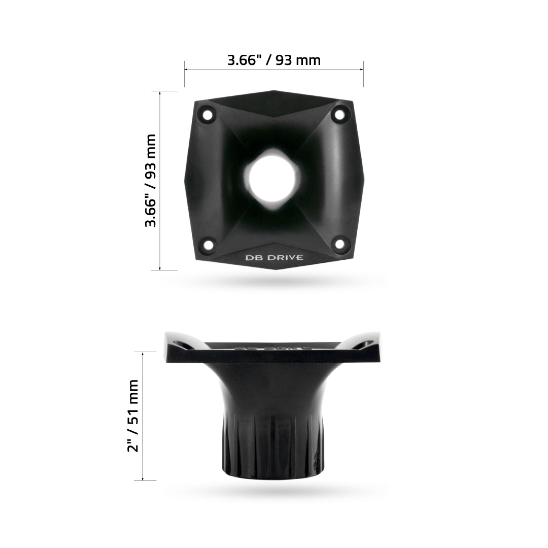 DB Drive PBRH3 : 3.66 X 3.66 X 2" Bi Radial Horn
