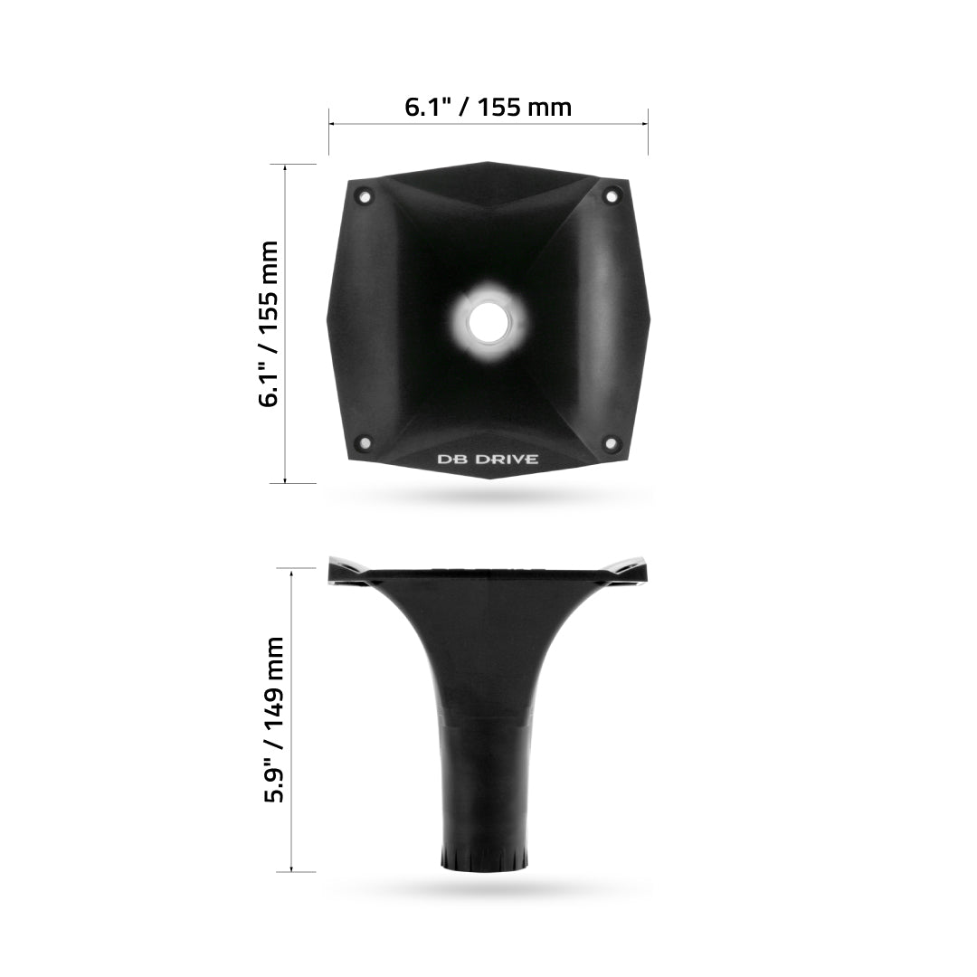 DB Drive PBRH6 : 6.1 X 6.1 X 5.9" Bi Radial Horn