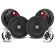DB Drive PRO6K4M : 6.5" 4-Midrange/2 Tweeter PRO Audio Component Kit