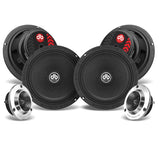 DB Drive PRO6K4M : 6.5" 4-Midrange/2 Tweeter PRO Audio Component Kit