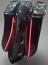 Insane Asylum 27" Curved Tail Lights: For Rehab or Strung Out Fenders