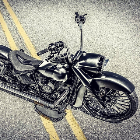 SMT Dirty Spoke Harley Touring Black Double Cut Wheels