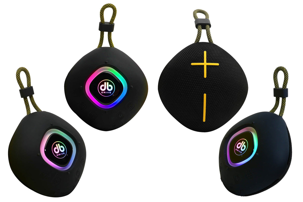DB Drive T-OTG-1 : 20W Portable IPX6 Outdoor, Tempo series Speaker with BT, TWS, RGB Lighting