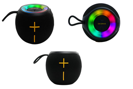 DB Drive T-OTG-2 : 30W Portable IPX4 Tempo series Speaker with BT, TWS, Bass Boost, RGB Lighting