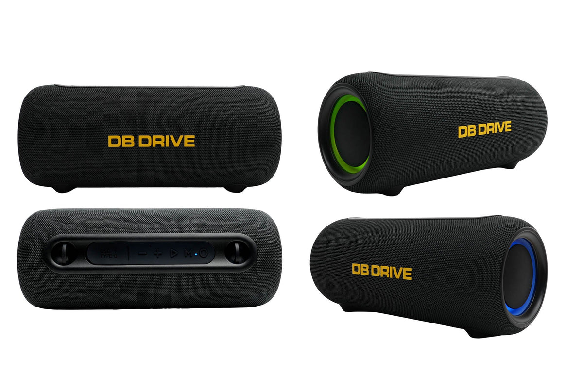 DB Drive T-OTG-3 : 60W Portable IPX5 Outdoor, Tempo series Speaker with BT, TWS, Bass Boost, RGB Lighting