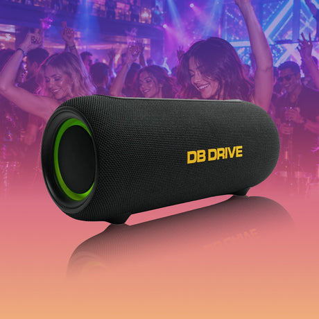 DB Drive T-OTG-3 : 60W Portable IPX5 Outdoor, Tempo series Speaker with BT, TWS, Bass Boost, RGB Lighting