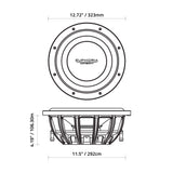 Xpert EXFW12NCF : 12in NEO Carbon Fiber Shallow Woofer