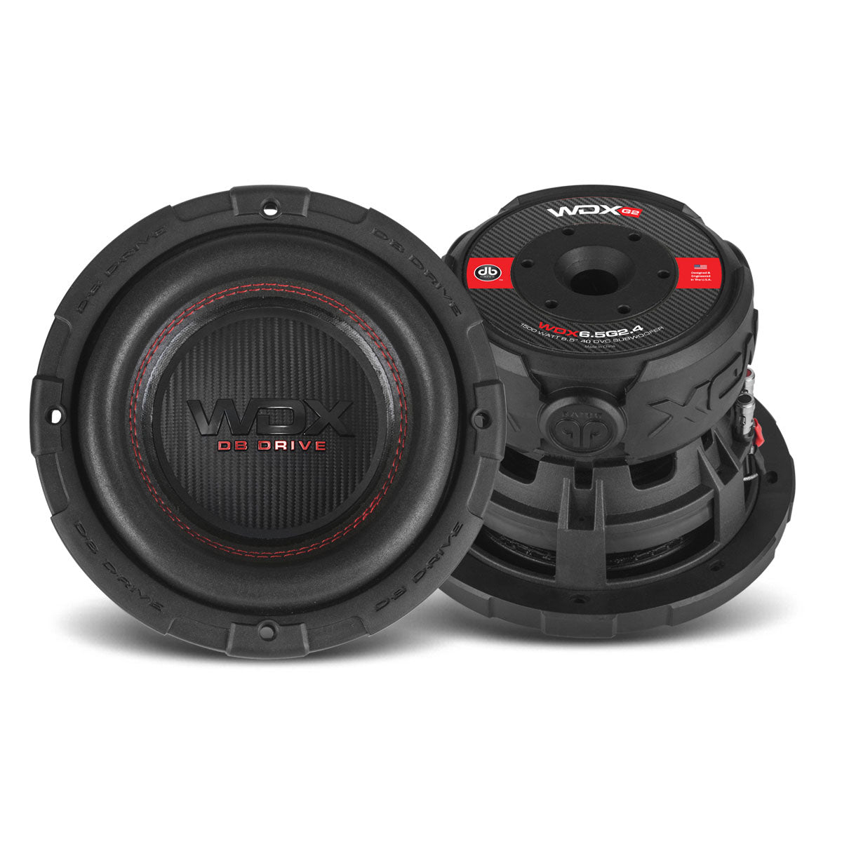 DB Drive WDX6.5G2.4 : 6.5" Dual 4-Ohm Subwoofer