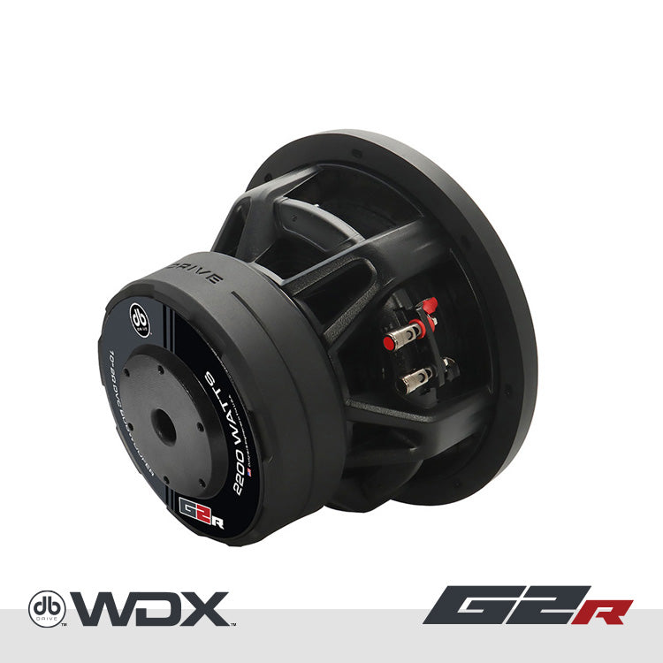 DB Drive WDX10G2R.2 : 10 in. Dual 2-Ohm Subwoofer