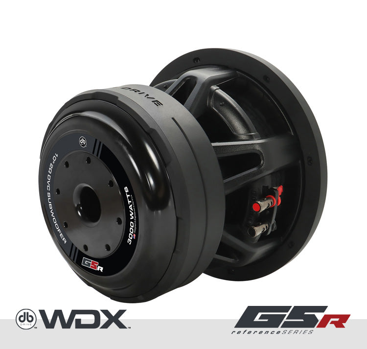 DB Drive WDX10G5R.2 : 10 in. Dual 2-Ohm Subwoofer