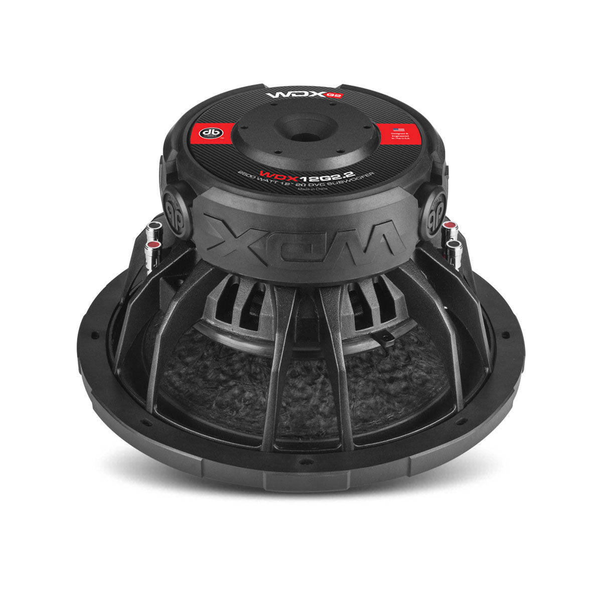 DB Drive WDX12G2.2 : 12" Dual 2-Ohm Subwoofer