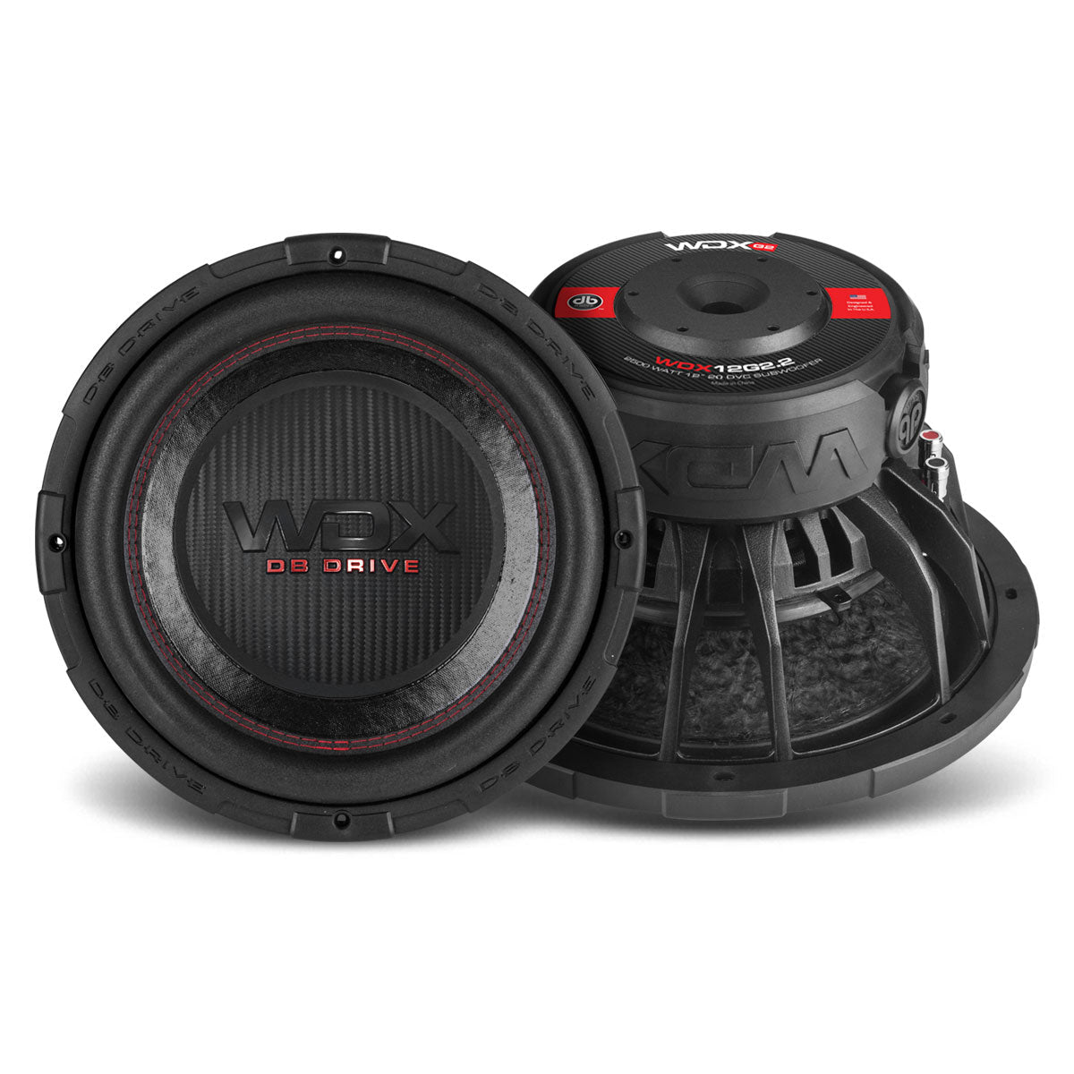 DB Drive WDX12G2.2 : 12" Dual 2-Ohm Subwoofer