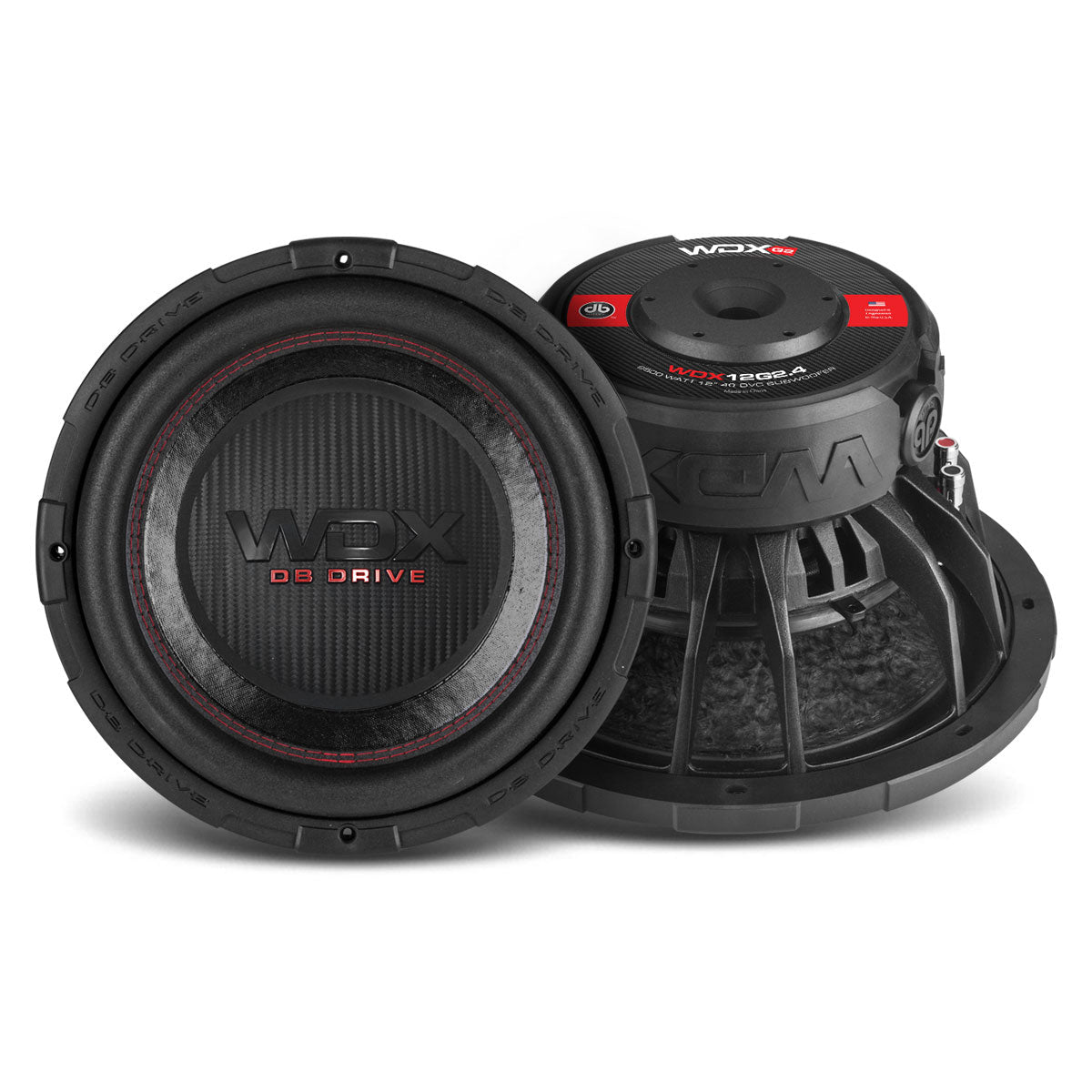 DB Drive WDX12G2.4 : 12" Dual 4-Ohm Subwoofer