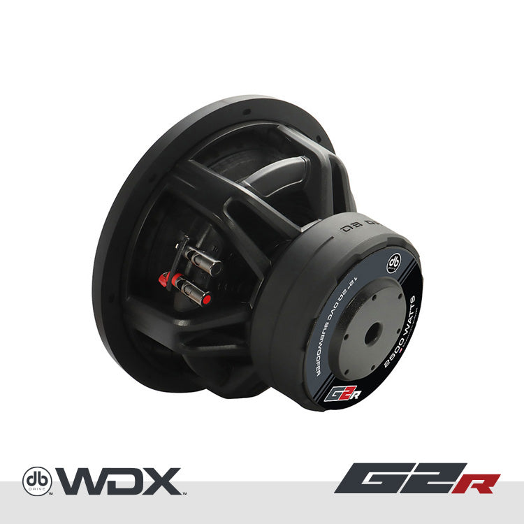 DB Drive WDX12G2R.2 : 12 in. Dual 2-Ohm Subwoofer