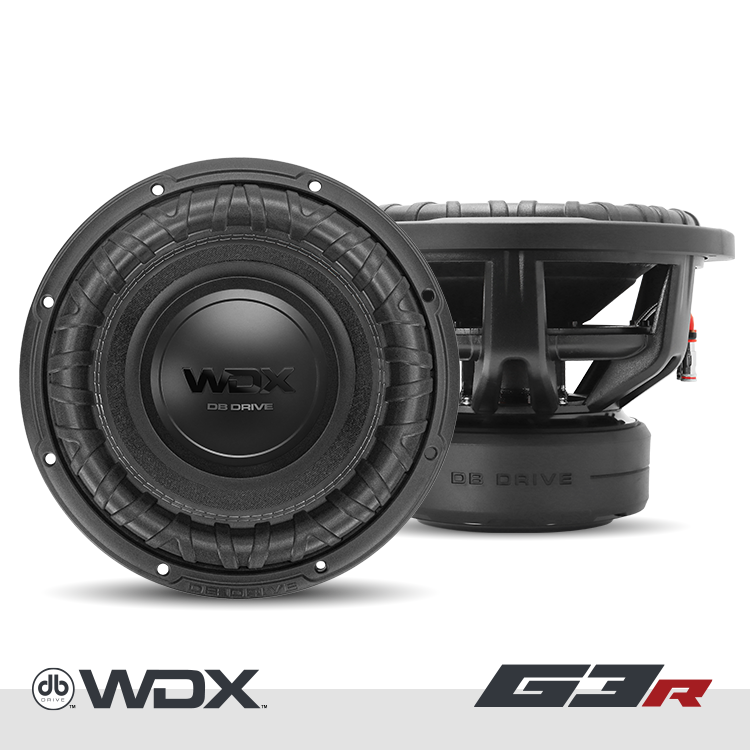 DB Drive WDX12G3R.4 : 12 in. Dual 4-Ohm Subwoofer