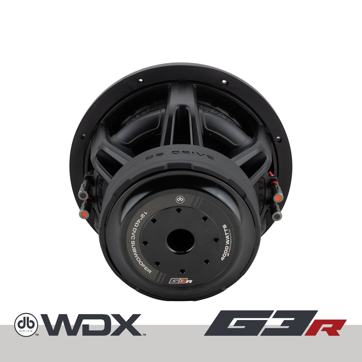 DB Drive WDX12G3R.4 : 12 in. Dual 4-Ohm Subwoofer