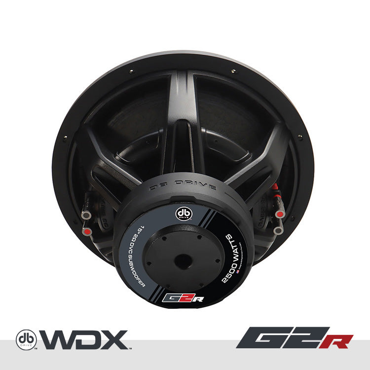 DB Drive WDX15G2R.4 : 15 in. Dual 4-Ohm Subwoofer