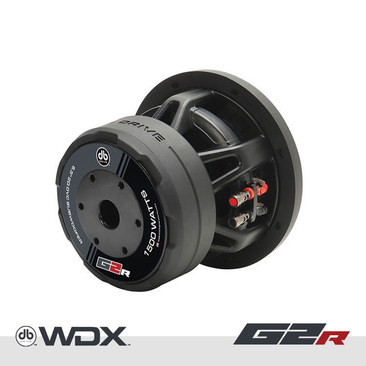 DB Drive WDX6.5G2R.2 : 6.5 in. Dual 2-Ohm Subwoofer