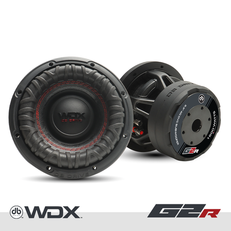 DB Drive WDX6.5G2R.4 : 6.5 in. Dual 4-Ohm Subwoofer