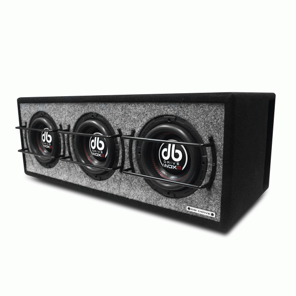 DB Drive WDX8-3BC : Triple 8" WDX Subwoofer Bass Crate Enclosure