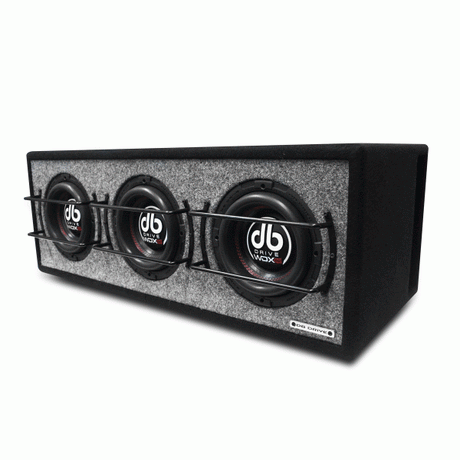 DB Drive WDX8-3BC : Triple 8" WDX Subwoofer Bass Crate Enclosure
