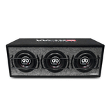 DB Drive WDX8-3BC : Triple 8" WDX Subwoofer Bass Crate Enclosure