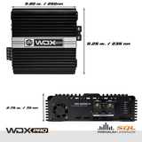DB Drive WDX PRO2000.4 : 4-Channel Full-Range Class D Amplifier