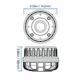DB Drive WDX PRO TW4CD : 4" Titanium Dome Compression Driver (Single)