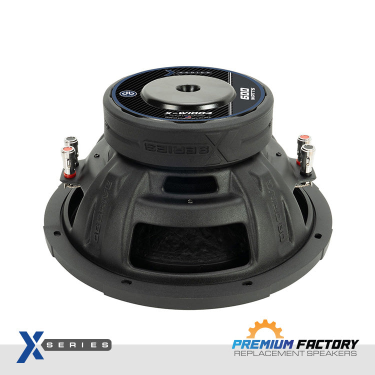 DB Drive X-W10D4 : 10" Dual 4-Ohm Subwoofer