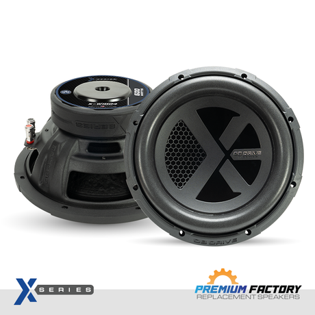 DB Drive X-W10D4 : 10" Dual 4-Ohm Subwoofer