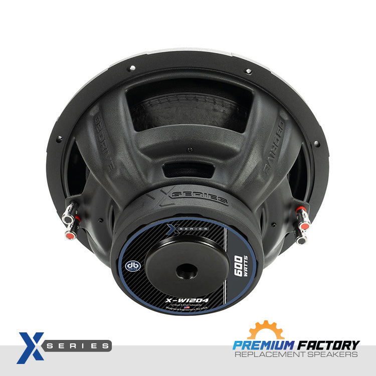 DB Drive X-W12D4 : 12" Dual 4-Ohm Subwoofer