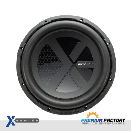 DB Drive X-W12D4 : 12" Dual 4-Ohm Subwoofer