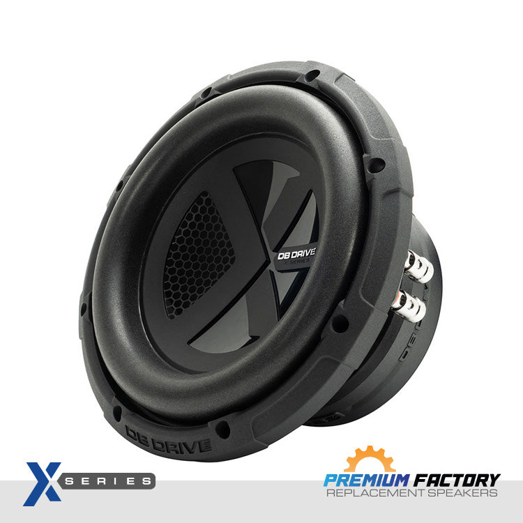 DB Drive X-W8D4 : 8" Dual 4-Ohm Subwoofer