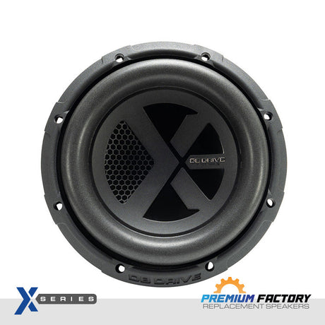 DB Drive X-W8D4 : 8" Dual 4-Ohm Subwoofer