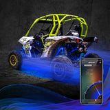 XKGLOW XK-ROCK-ADV 8pc RGB 6W Rock Light App Controlled Bluetooth Advanced Kit